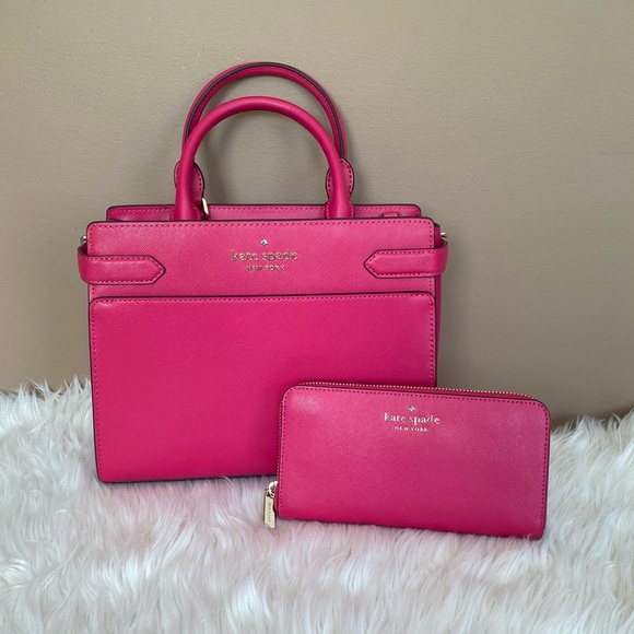 kate spade Handbags - {Kate Spade} Staci Medium Purse with Matching Wallet
